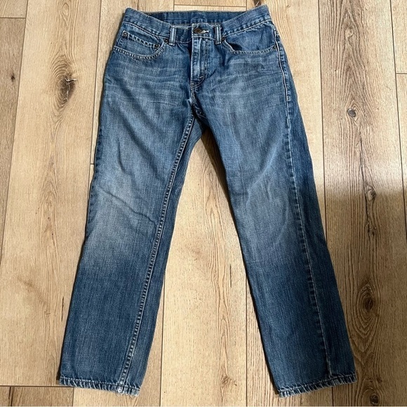 𝅺levi’s 511 denim jeans zipper fly 18 regular 29W 29L medium wash 5 pockets. - Picture 5 of 10